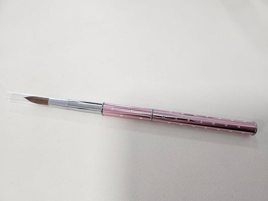 Acryl penseel - Roze (ovaal) #12
