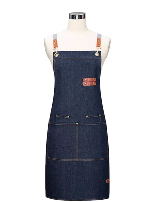 Denim schort