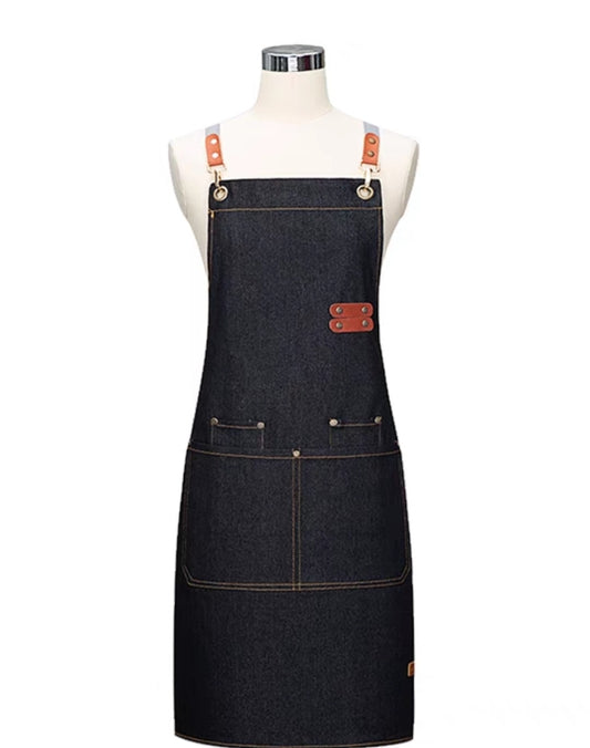 Denim schort
